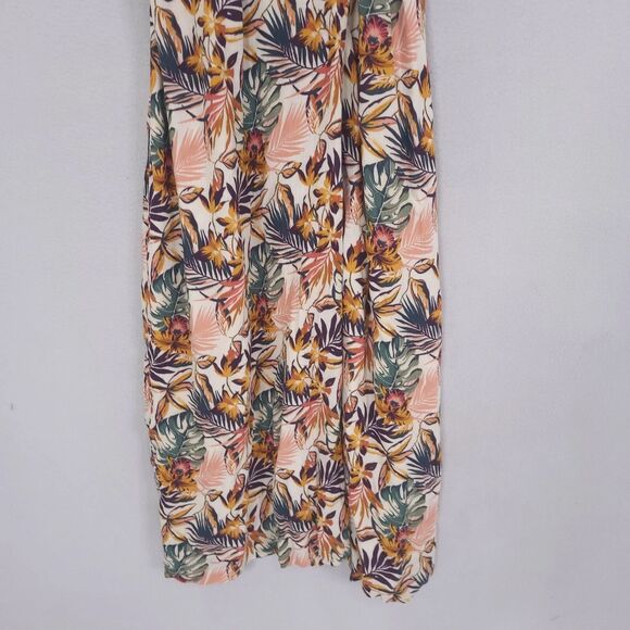 Garnet Hill Maxi Dress Womens Sz 8 Wrap Bohemian Jersey Hippie Sleeveless Floral - Picture 14 of 16